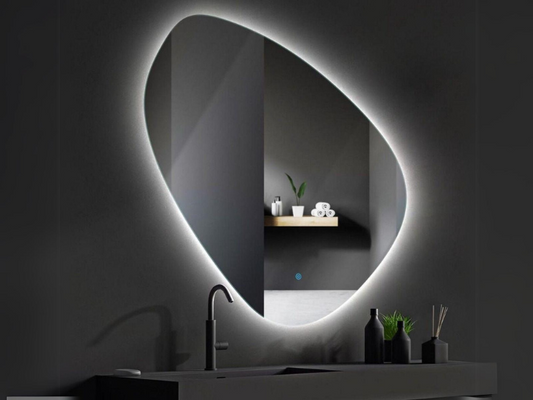 LED Badkamerspiegel Roxx - Organische spiegel - Verwarming - 80x80 cm