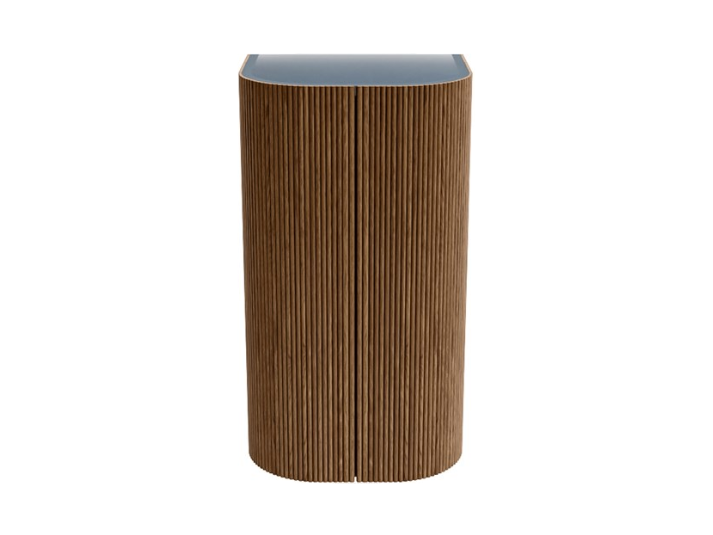 MONDIAZ - KURVE Kolomkast Badmeubel - 80cm - Walnut (Walnoot)