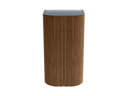 MONDIAZ - KURVE Kolomkast Badmeubel - 80cm - Walnut (Walnoot)