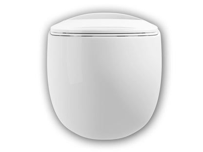 Hangend rimless toilet - Detroit Glans wit - 44x40x43cm
