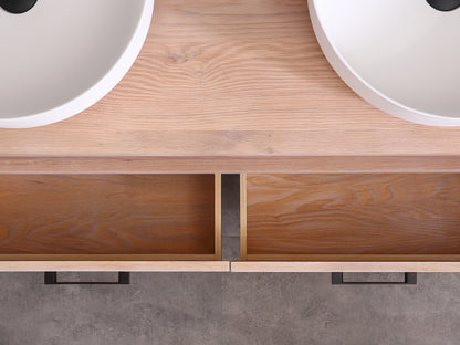 Badmeubel onderkast - Philip Eiken white wash - 50x120x55cm