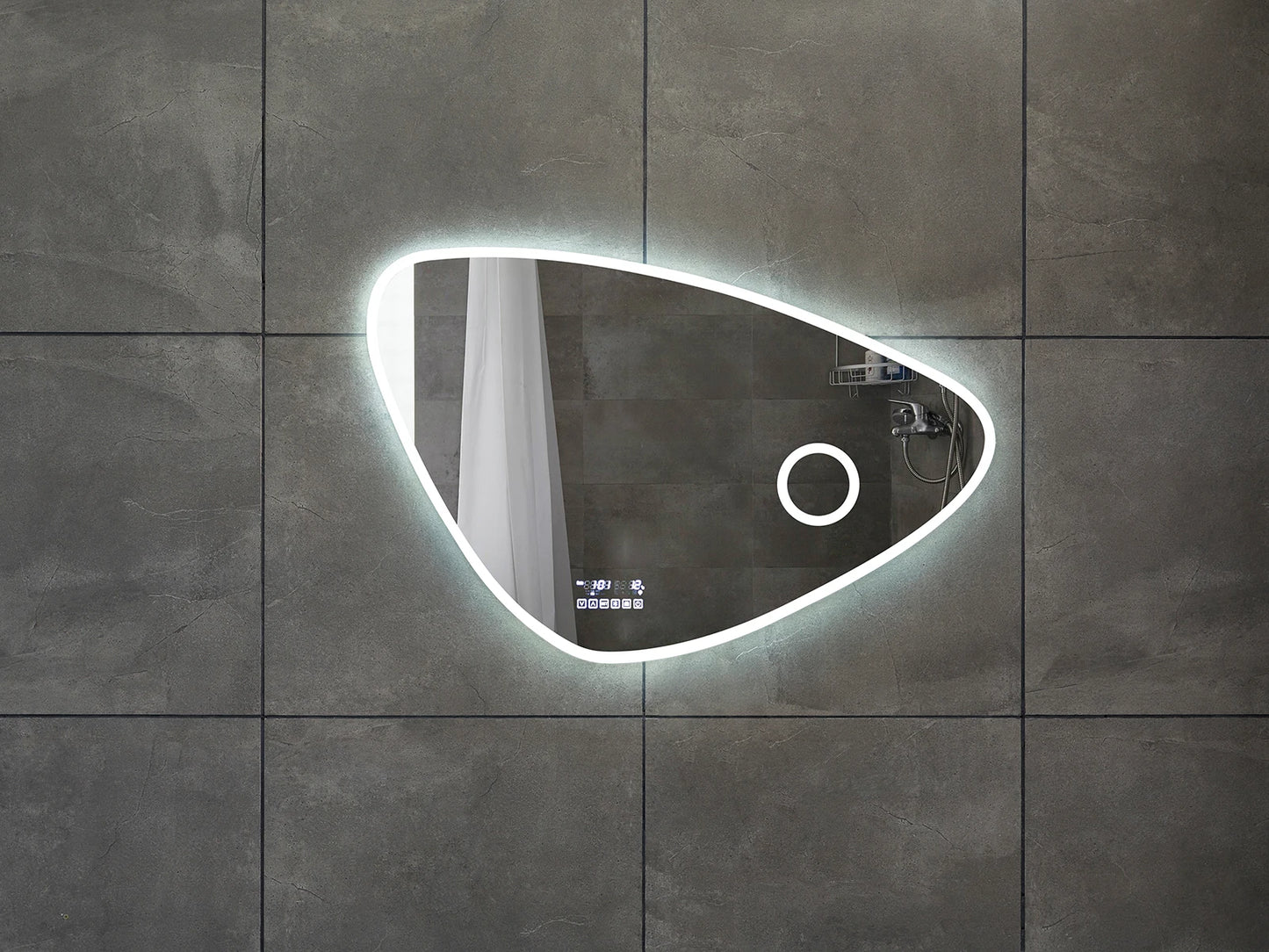 LED Badkamerspiegel - Bluetooth en speakers - Catina 100x64cm