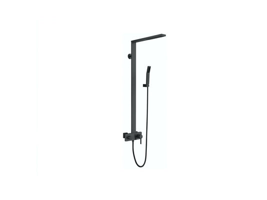 Opbouw regendoucheset - Teslin Gunmetal grey