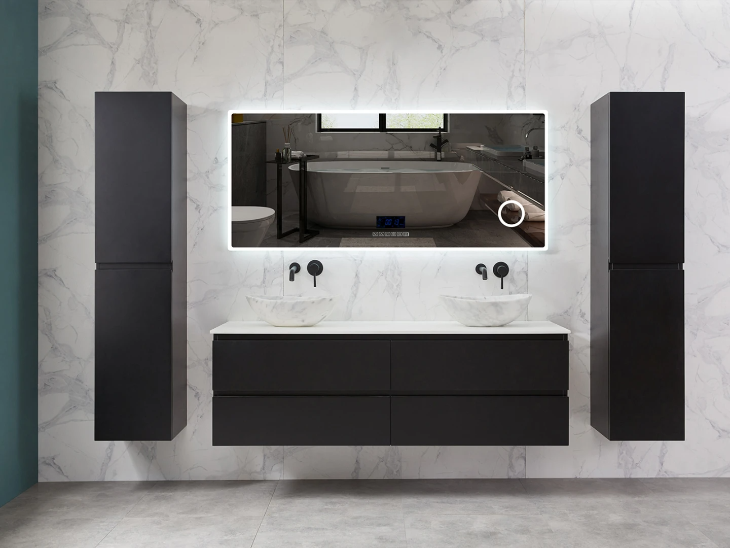 LED Badkamerspiegel - Bluetooth - Myla 200x70cm