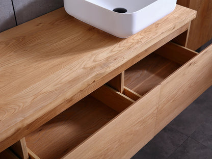 Badmeubel onderkast - Jeremy Eiken natural - 50x150x35cm