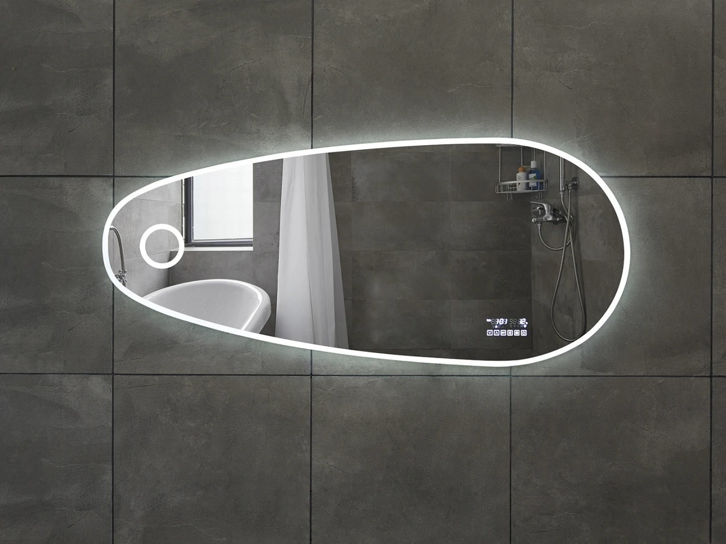 LED Badkamerspiegel - Bluetooth en speakers - Ana 160x70cm