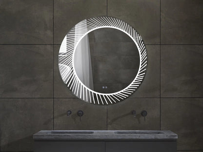 LED Badkamerspiegel - Imelda 100x100cm