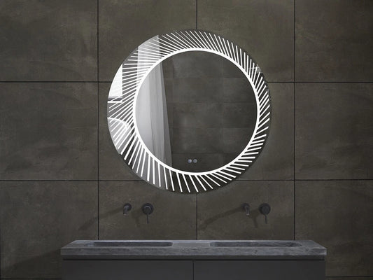LED Badkamerspiegel - Imelda 100x100cm