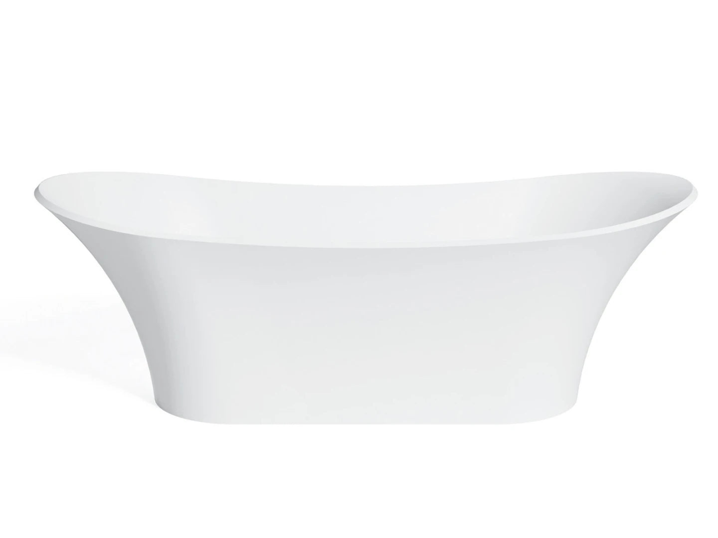 Vrijstaand bad - Solid surface - Kate Mat wit - 180x80x69cm