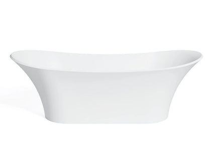 Vrijstaand bad - Solid surface - Kate Mat wit - 180x80x69cm