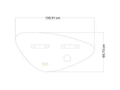 LED Badkamerspiegel - Bluetooth en speakers - Catina 140x70cm