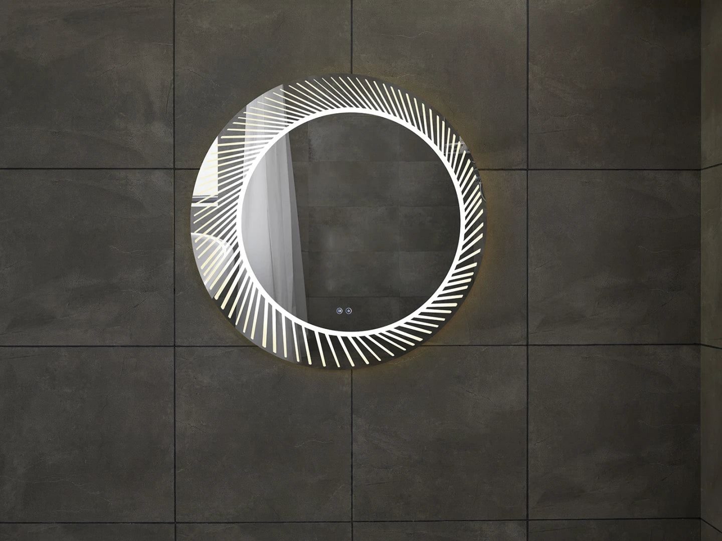LED Badkamerspiegel - Imelda 100x100cm