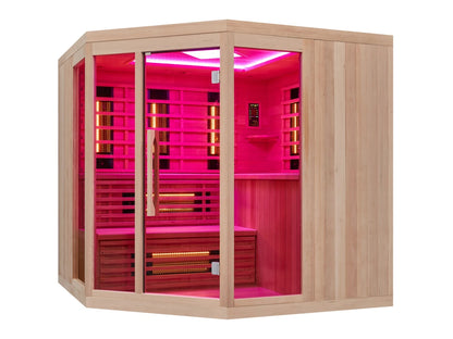 Sauna met infrarood stralers - John Bruin - 210x210x200cm