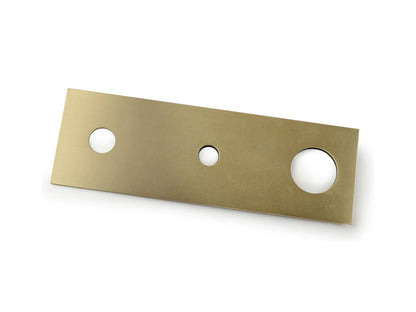 Inbouw badmengkraan - Cello Geborsteld goud - 20x28x9cm