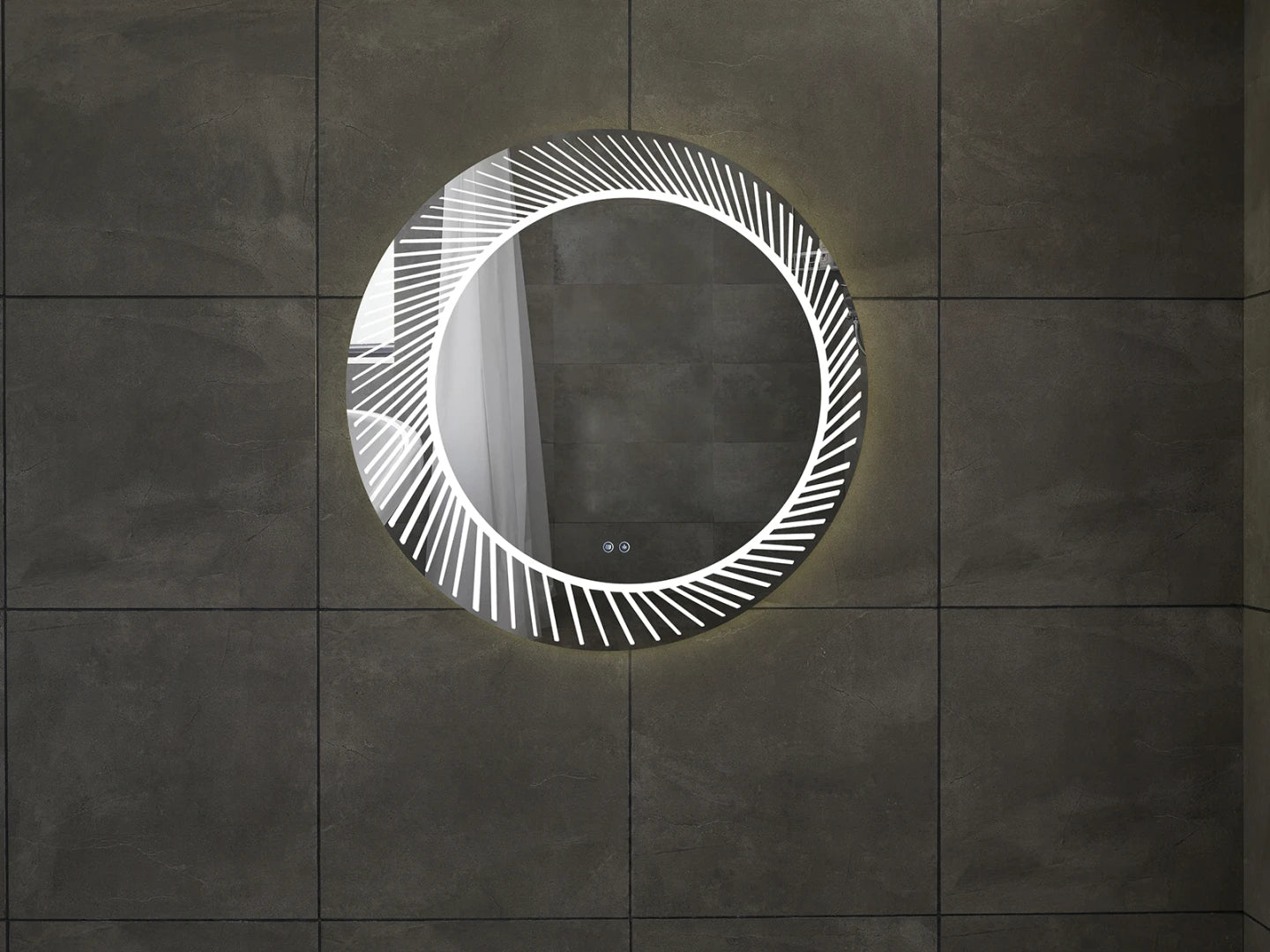 LED Badkamerspiegel - Imelda 100x100cm