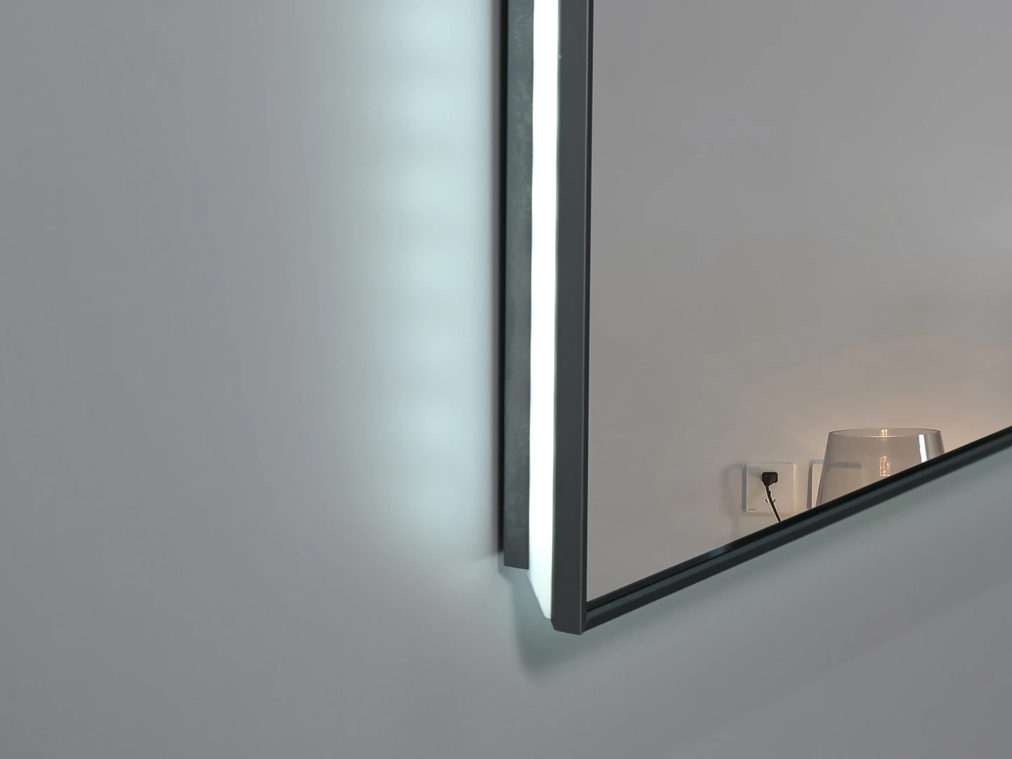 LED Badkamerspiegel - Bluetooth - Noël Gunmetal grey - 160x70cm