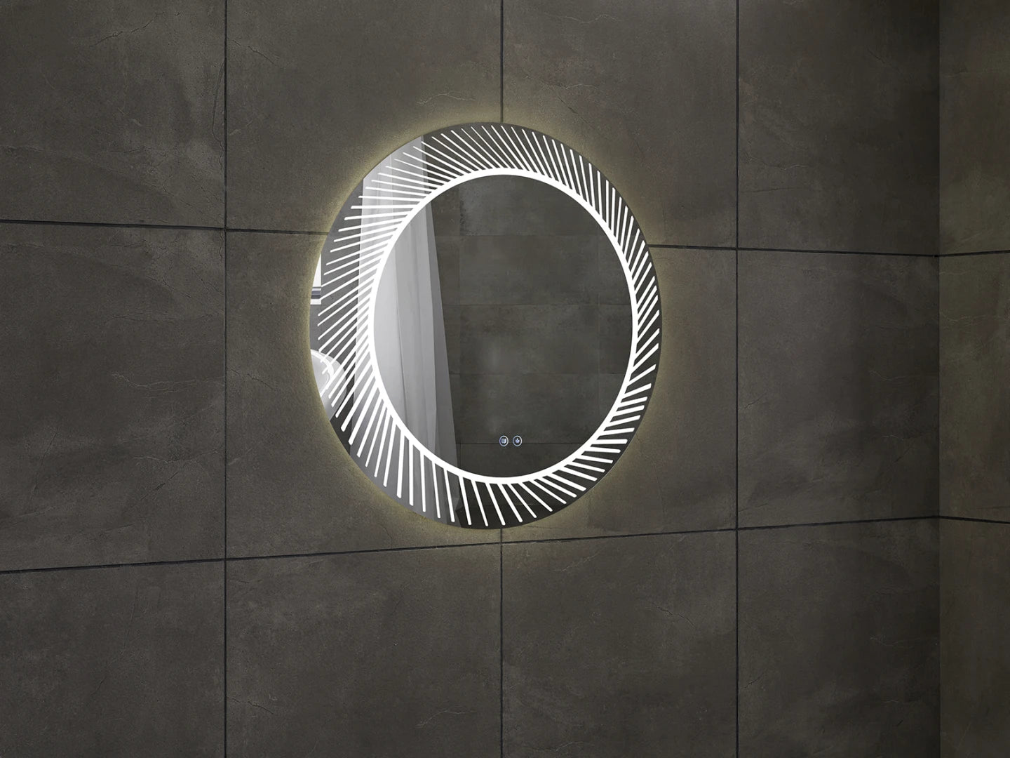 LED Badkamerspiegel - Imelda 100x100cm