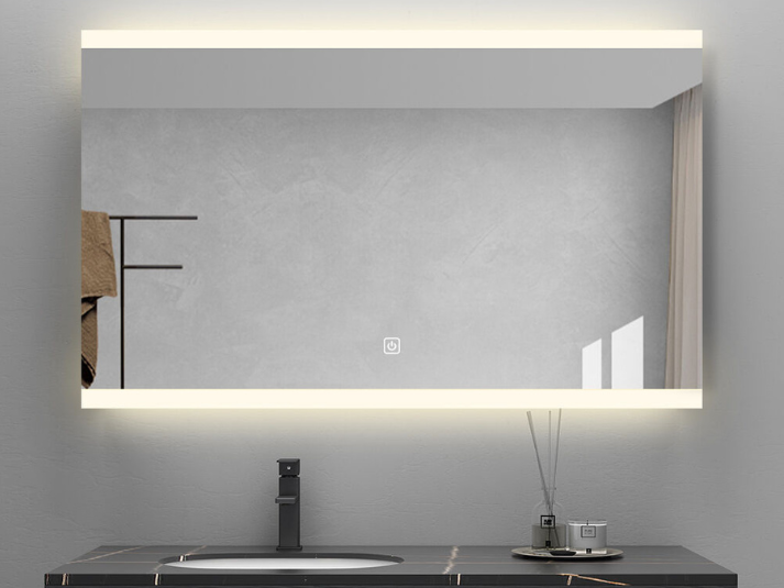 LED Badkamerspiegel Riga - Spiegelverwarming - 100x70cm