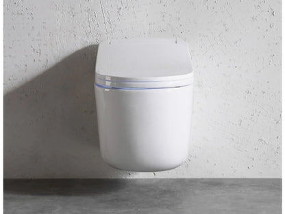 Hangend rimless toilet - Bidet - Texas Glans wit - 53x37x36cm