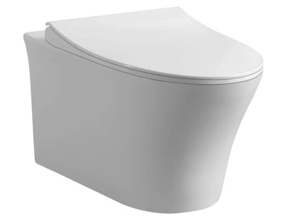 Hangend rimless toilet - Hawaii Glans wit - 53x37x36cm