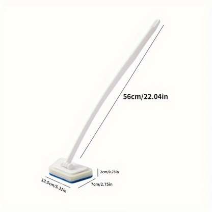 HomeEase® Verstelbare Badkamerborstel - 90° Draaibare kop - Afneembare spons - Schrobben van badkuip, tegels, glas en vloeren