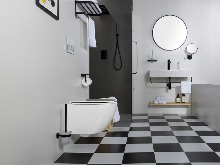 Hangend Toilet - Jama Randloos - Platte Softclose Zitting
