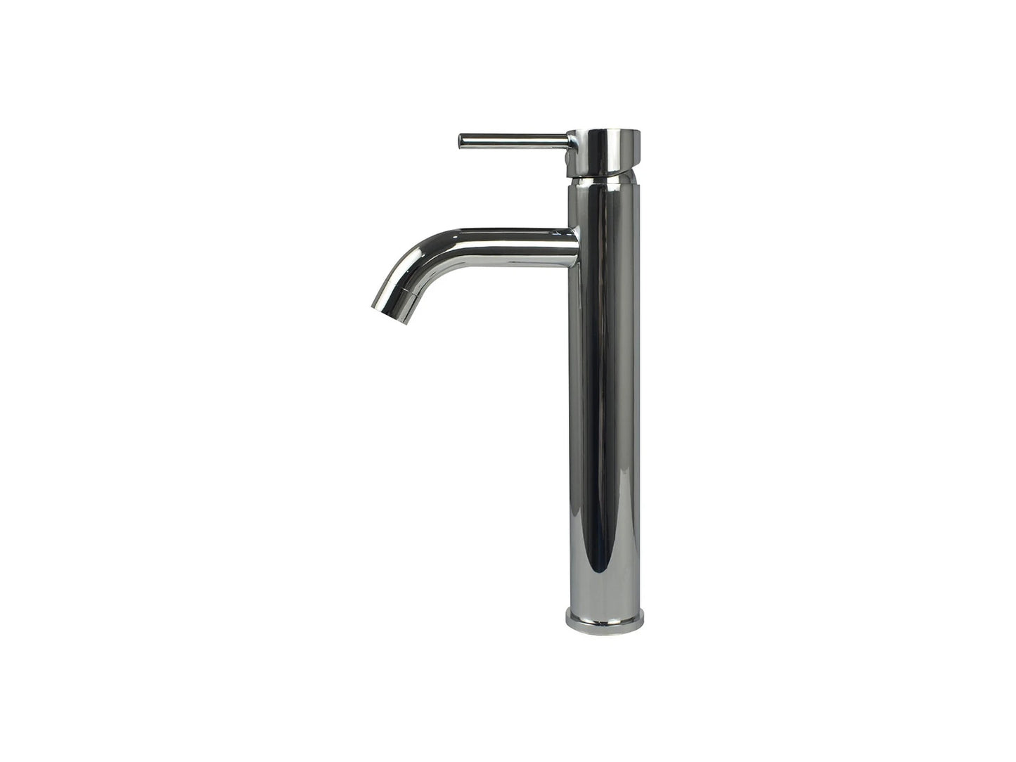 Hoge wastafelkraan - Xella Geborsteld goud - 28,5cm