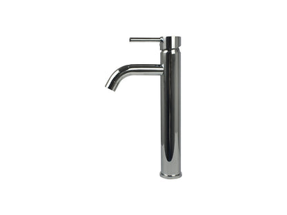 Hoge wastafelkraan - Xella Geborsteld goud - 28,5cm