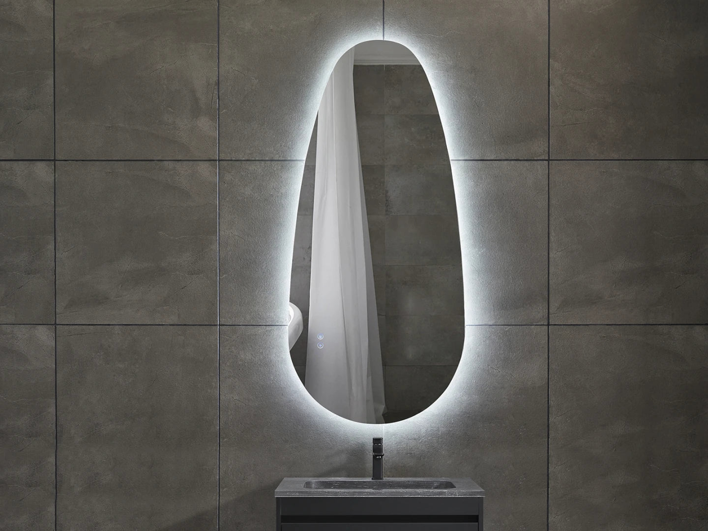 LED Badkamerspiegel - Horizontaal of verticaal - Ana 160x70cm
