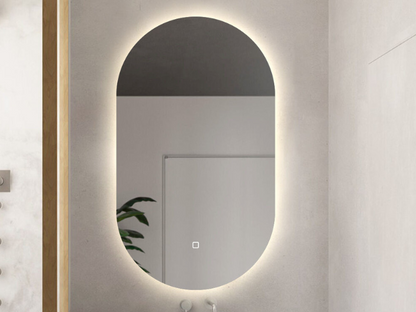 LED Badkamerspiegel Parma - Spiegelverwarming - 100x50 cm