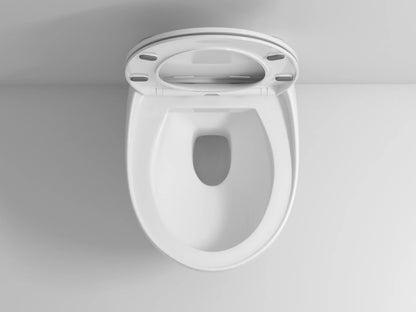 Hangend rimless toilet - Detroit Glans wit - 44x40x43cm