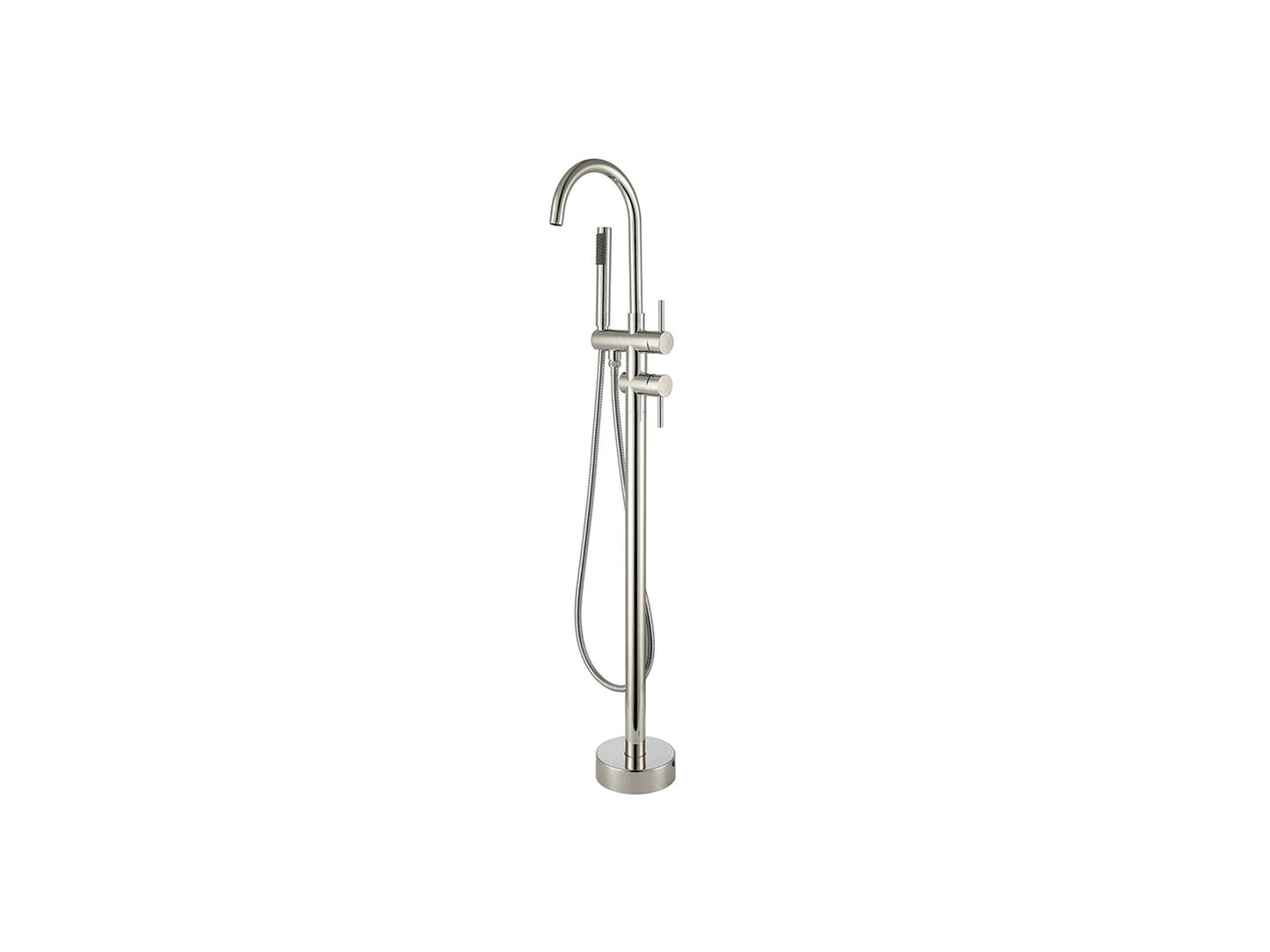 Vrijstaande badkraan - Madrid Mat zwart - 118cm