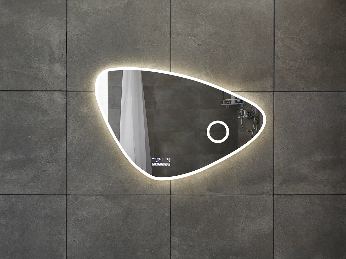 LED Badkamerspiegel - Bluetooth en speakers - Catina 100x64cm