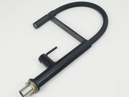 Keukenkraan - Uitneembare uitloop - Bromus Mat zwart - 47cm
