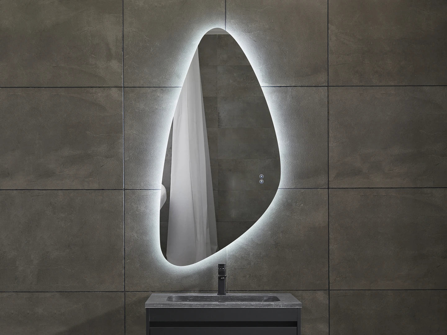 LED Badkamerspiegel - Horizontaal of verticaal - Catina 140x70cm