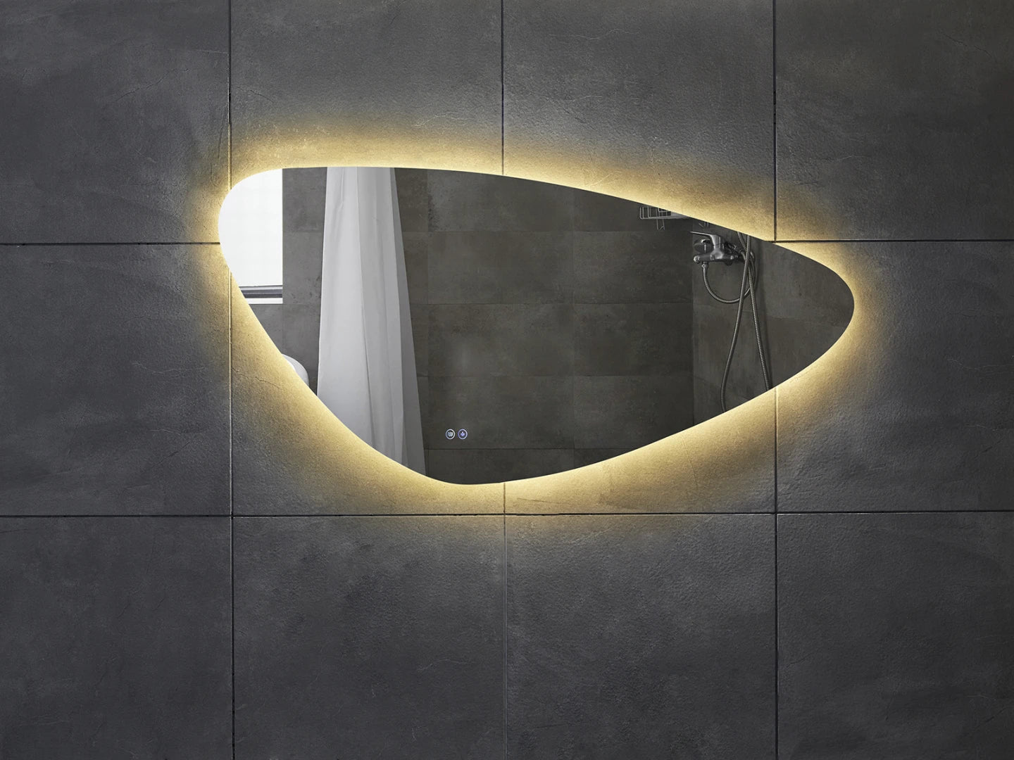LED Badkamerspiegel - Horizontaal of verticaal - Catina 140x70cm