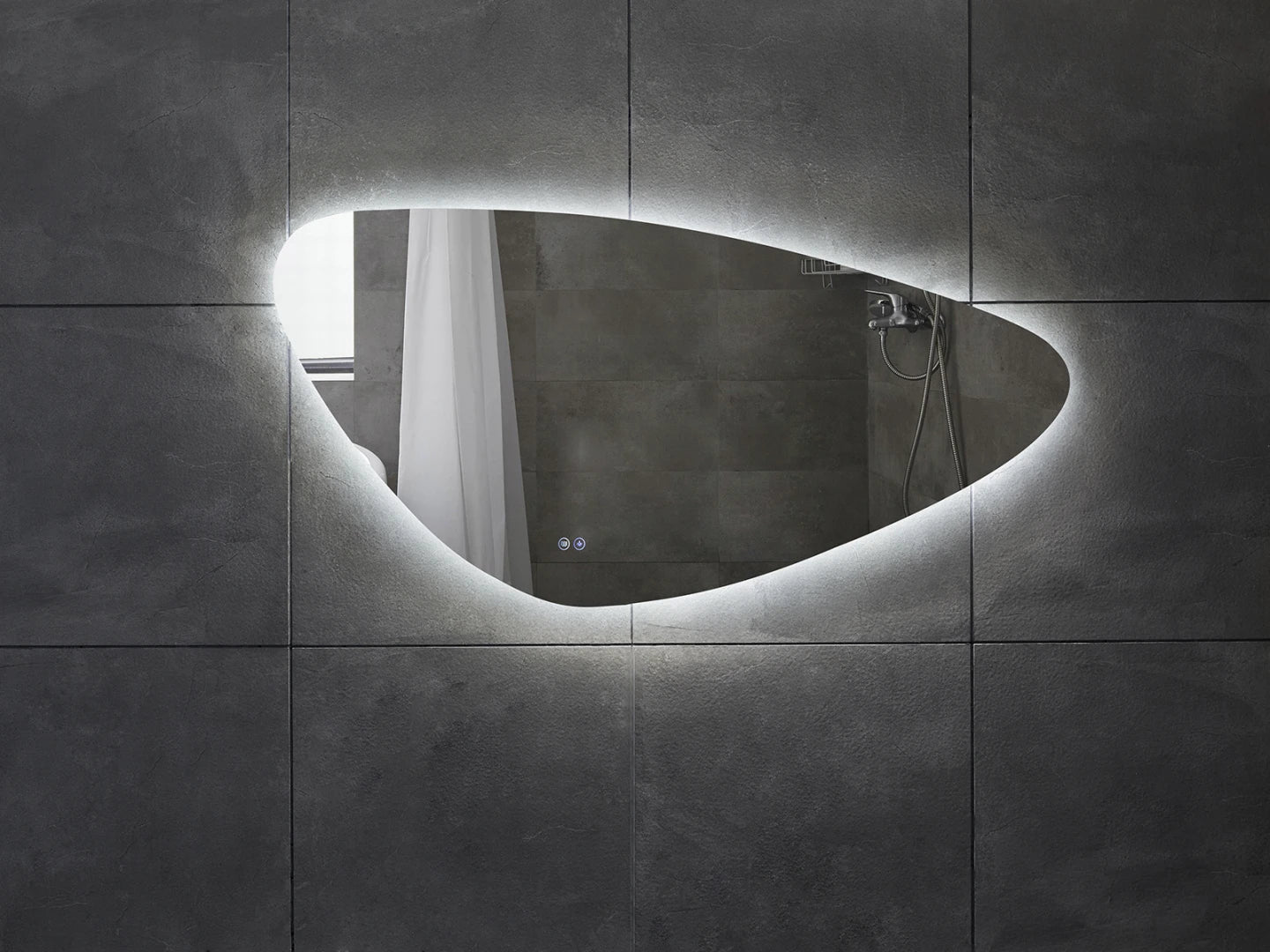 LED Badkamerspiegel - Horizontaal of verticaal - Catina 140x70cm