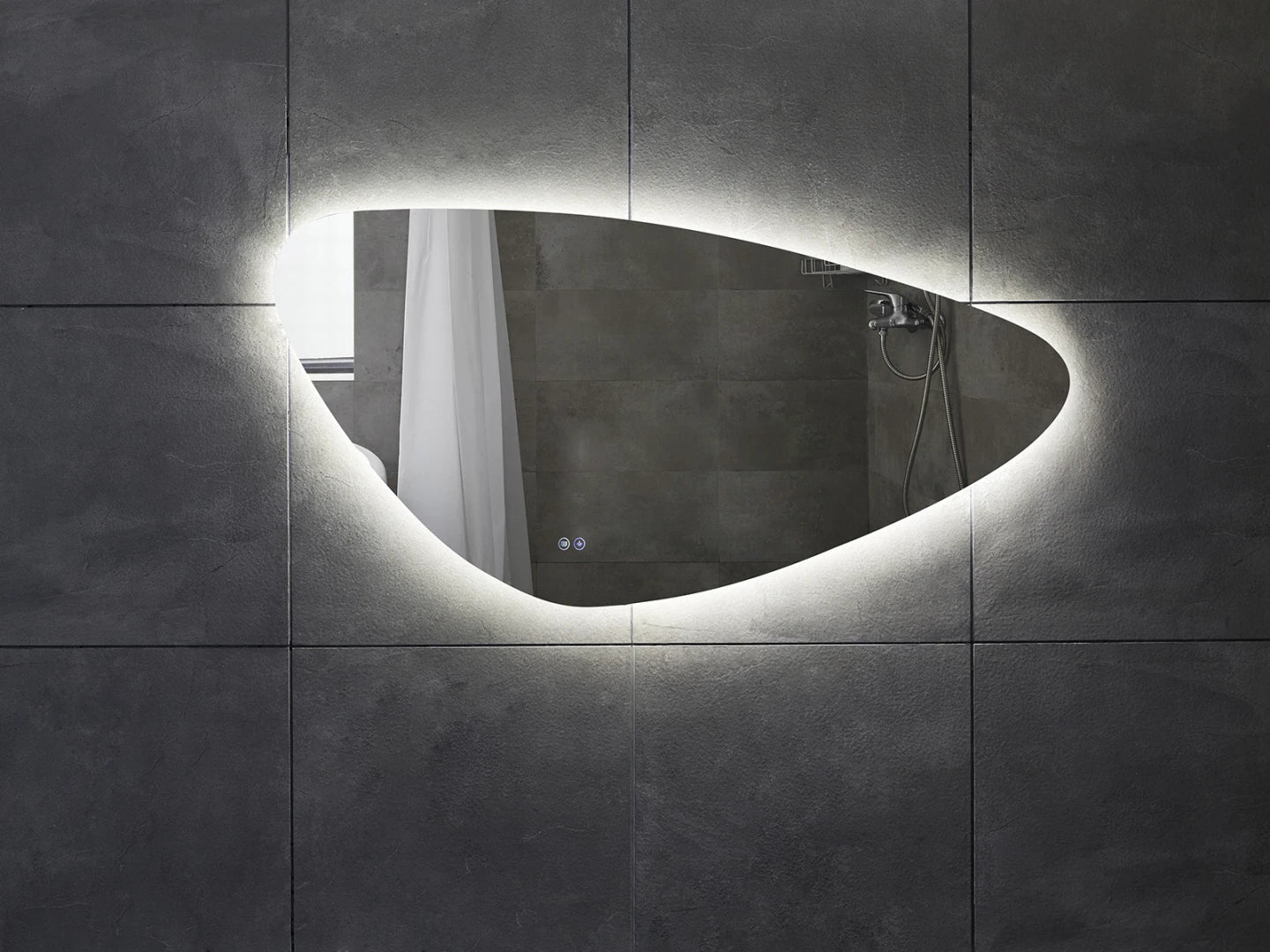 LED Badkamerspiegel - Horizontaal of verticaal - Catina 140x70cm