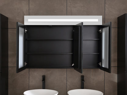 Badkamermeubelset (120cm) - 1 Hangkast - Greg Mat zwart - 120cm