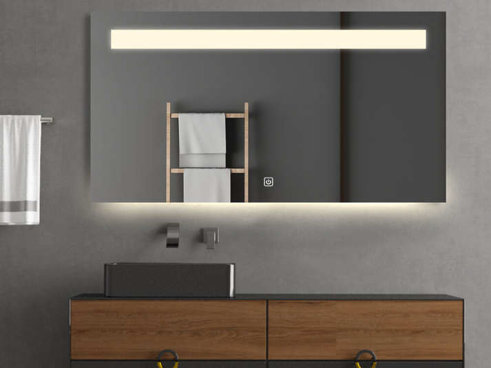 LED Badkamerspiegel Aruba - Spiegelverwarming - 100x70cm