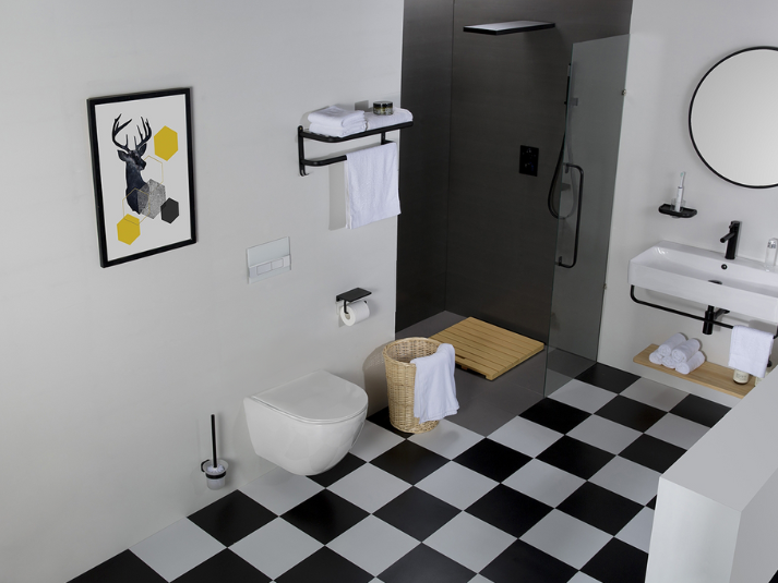 Hangend Toilet - Jama Randloos - Platte Softclose Zitting