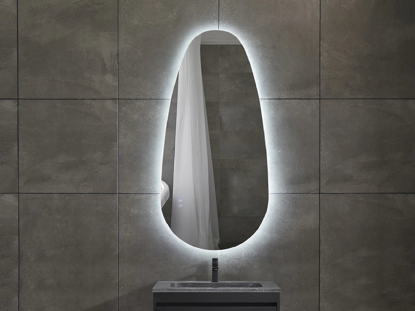 LED Badkamerspiegel - Horizontaal of verticaal - Ana 140x65cm