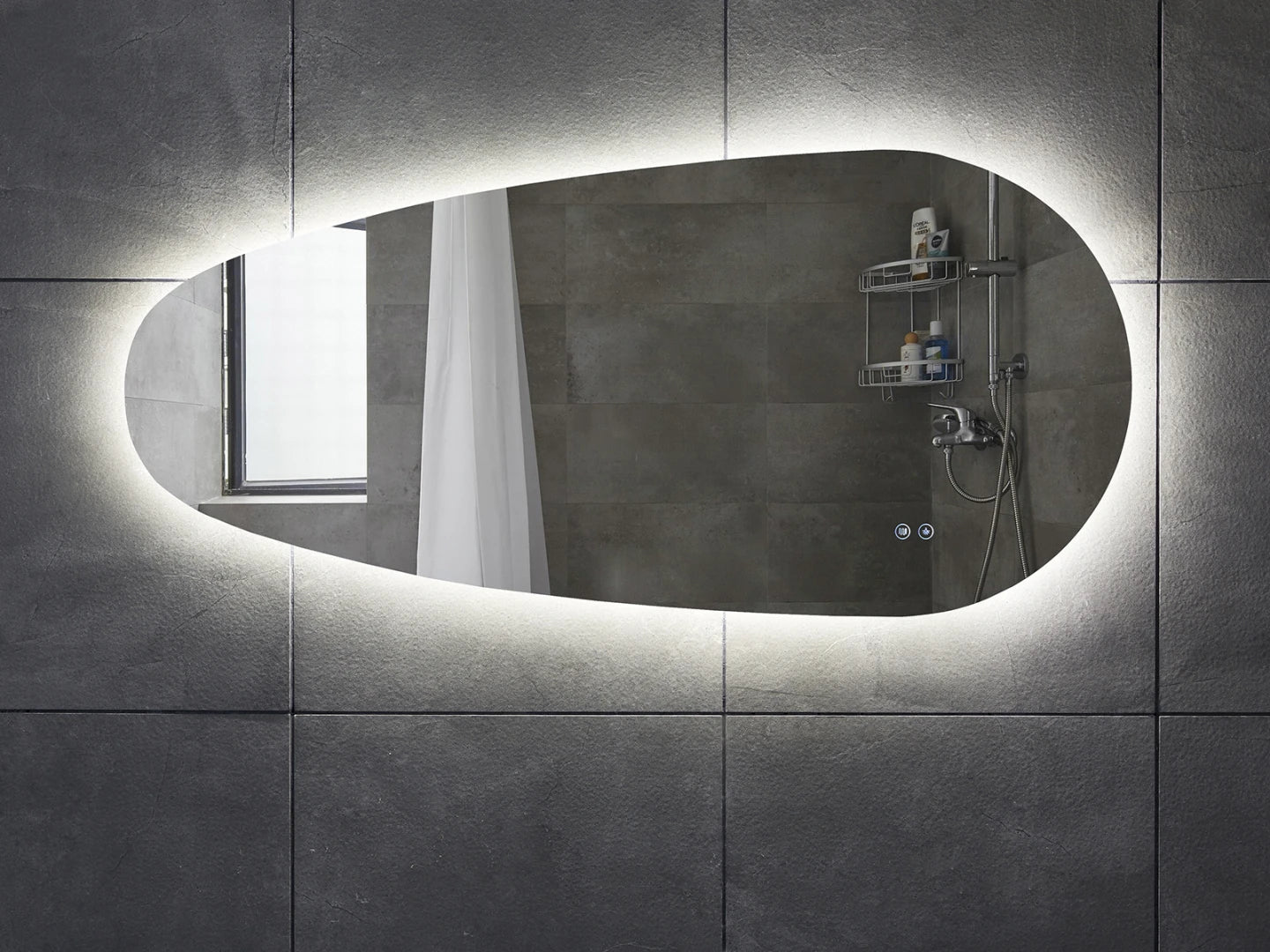 LED Badkamerspiegel - Horizontaal of verticaal - Ana 140x65cm