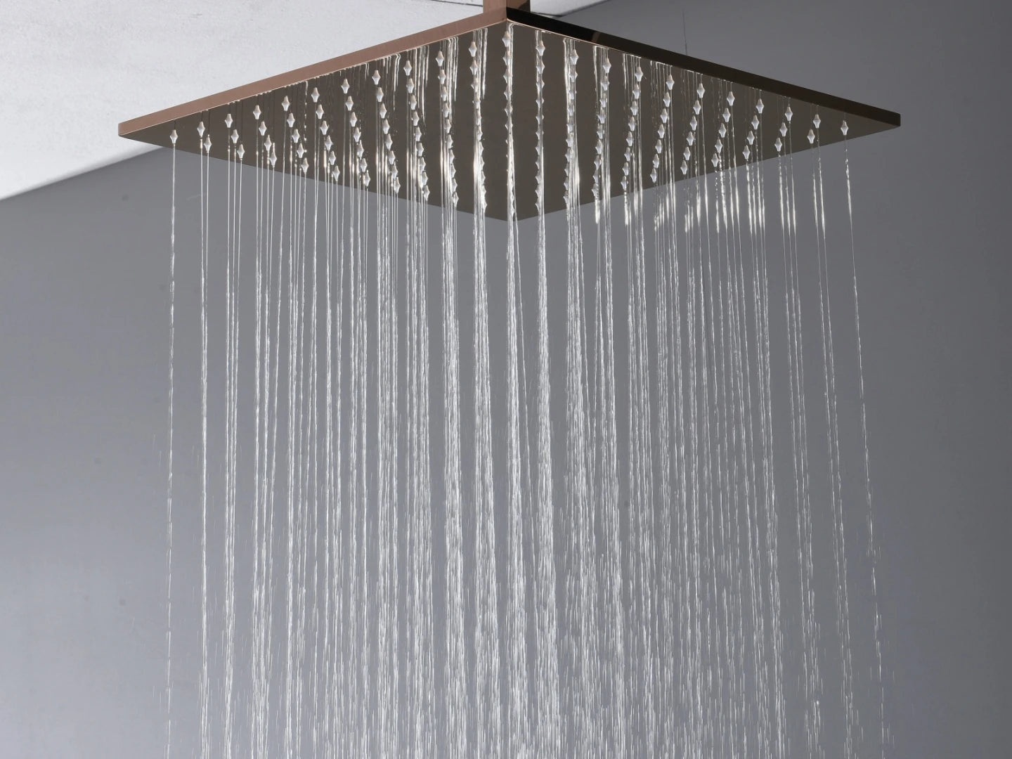 Thermostatische inbouw regendoucheset - Hake Rose goud