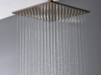 Thermostatische inbouw regendoucheset - Hake Rose goud