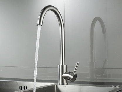 Keukenkraan - Salix Geborsteld RVS - 38cm