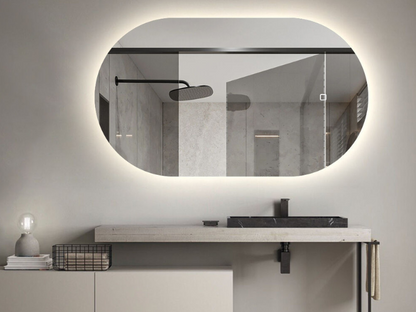 LED Badkamerspiegel Parma - Spiegelverwarming - 100x50 cm