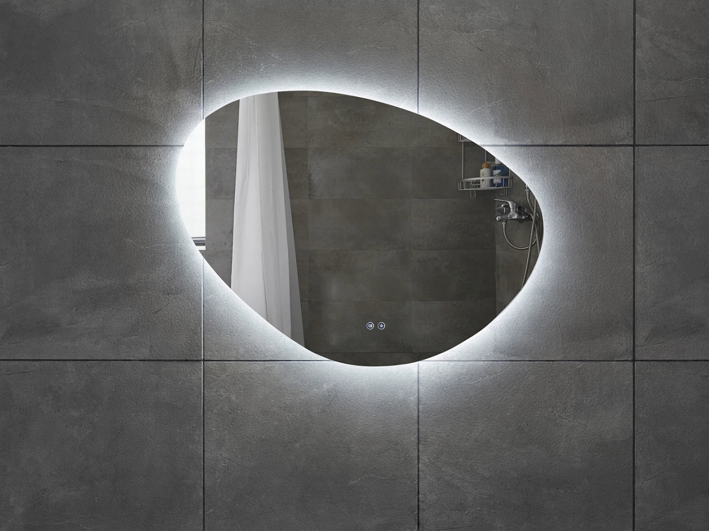 LED Badkamerspiegel - Horizontaal of verticaal - Josie 120x90cm
