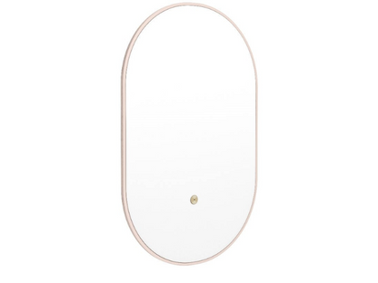 MONDIAZ Luna LED Badkamerspiegel - Bewegingssensor - 45x90cm Ovaal Rosee