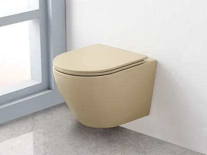 Toiletpot Randloos - Itsie Licht Ivoor - Softclose Zitting